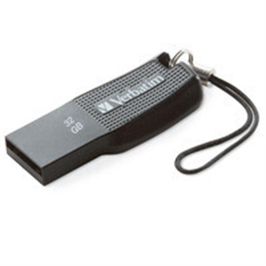 VERBATIM PEN DRIVE 32 GB ERGO USB 2.0 DRIVE MICROBAN NEGRO