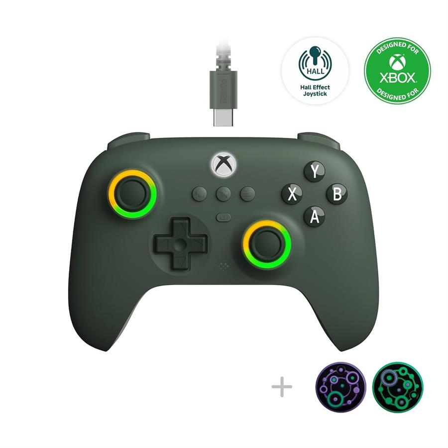8BITDO JOYSTICK ULTIMATE C XBOX/WIN* 1 MES GAMEPASS  82CF03D DARK GREEN