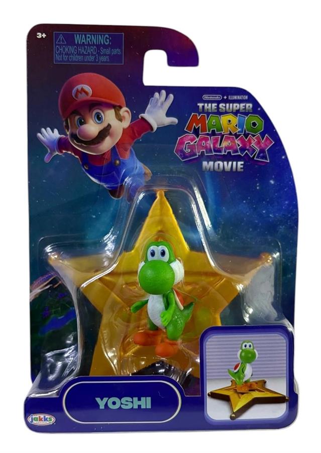 JAKKS THE SUPER MARIO GALAXY MOVIE MINI FIGURA YOSHI