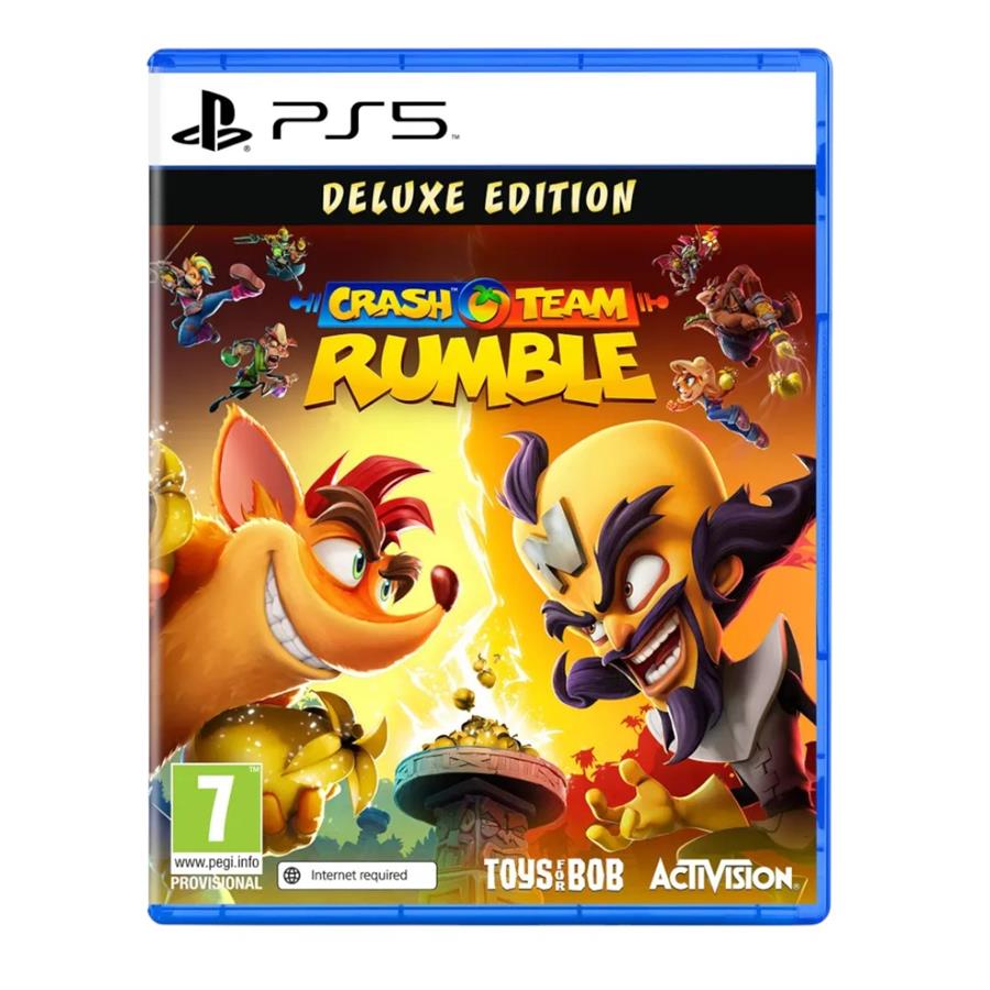 CRASH TEAM RUMBLE DELUXE EDITION JUEGO PS5 ABIERTO