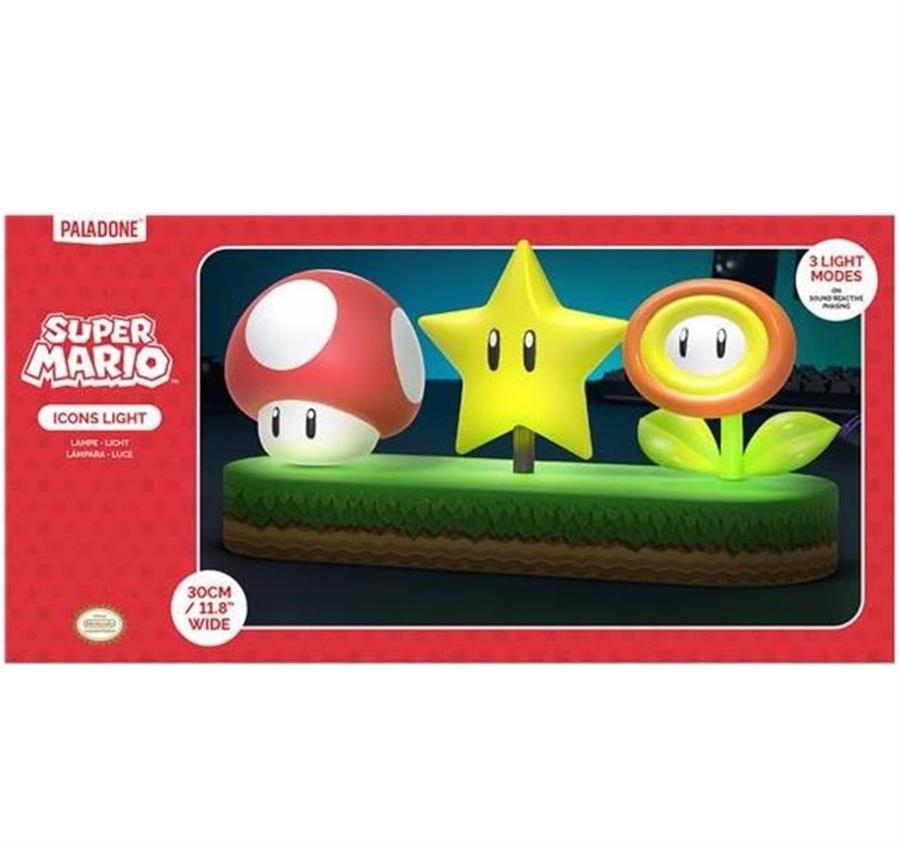 PALADONE SUPER MARIO ICONS LIGHT LAMPARA X 3