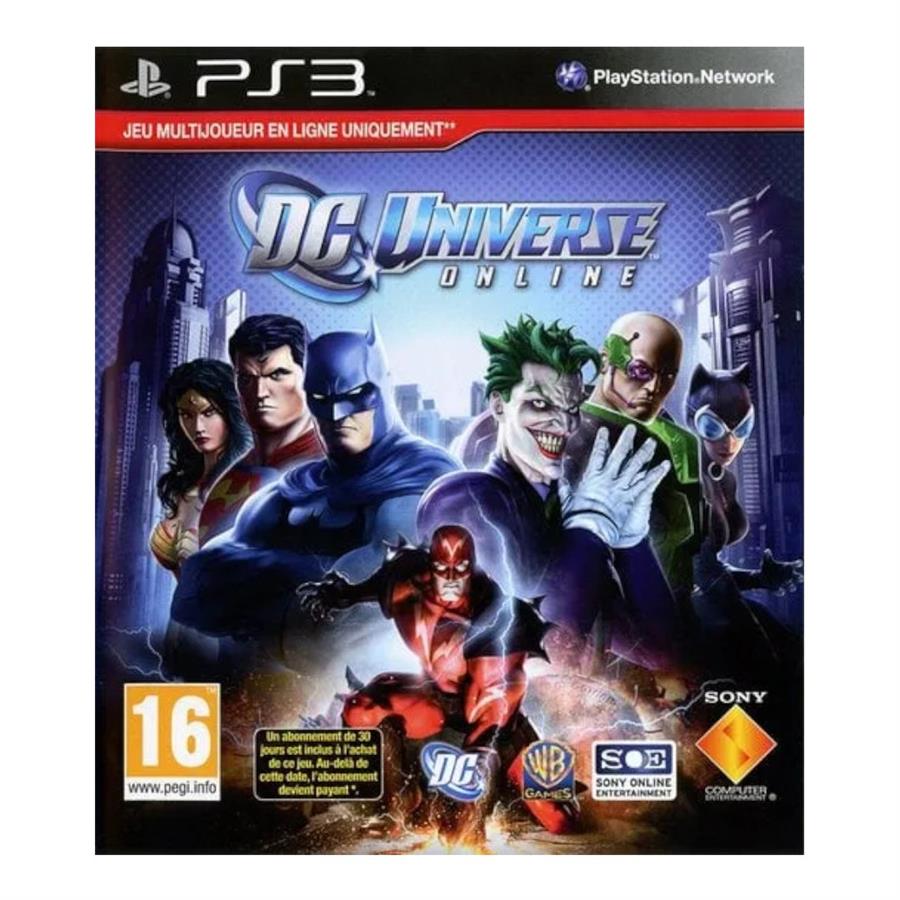 DC UNIVERSE UNLINE JUEGO PS3 ABIERTO