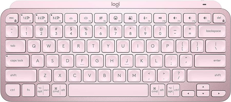 LOGITECH TECLADO INALAMBRICO MX KEYS MINI ROSA