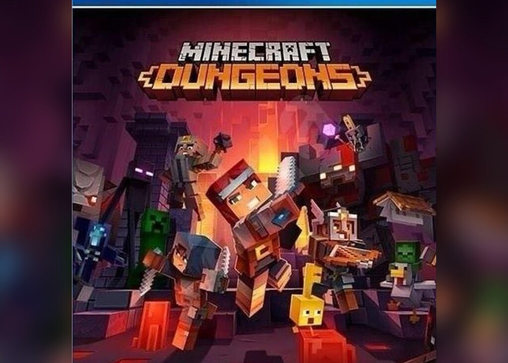 MINECRAFT DUNGEONS HERO EDITION JUEGO PS4 ABIERTO