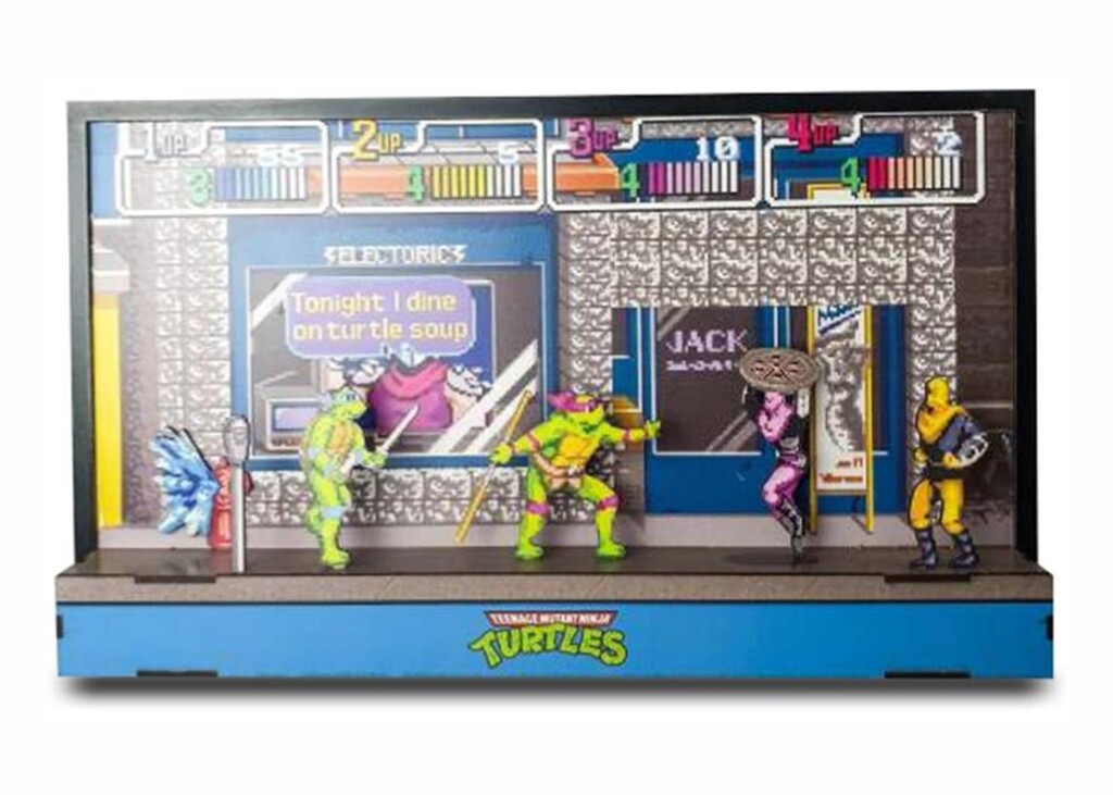 CUADRO GAMER 3D TORTUGAS NINJA