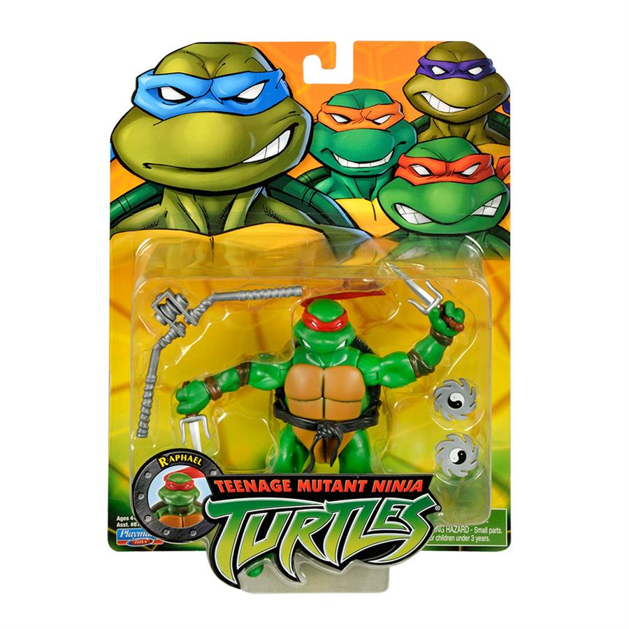 PLAYMATES TOYS TORTUGAS NINJA RAPHAEL VITAL STATISTICS