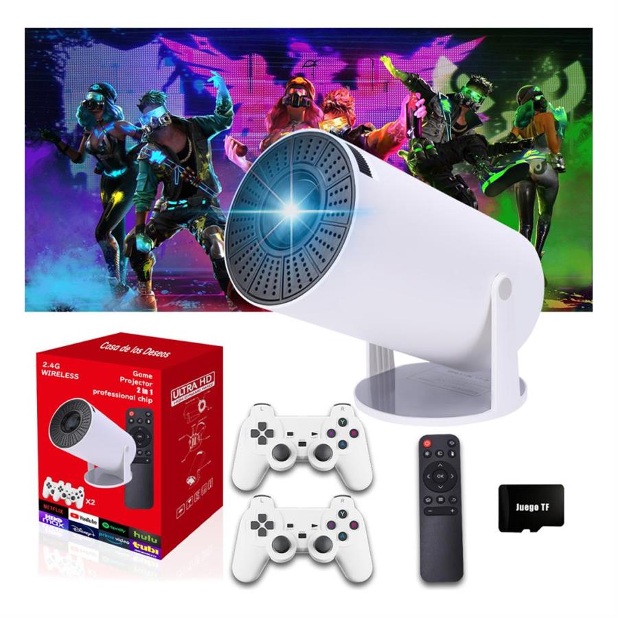 GENERICO MINI PROYECTOR CON JUEGOS ULTRA HD