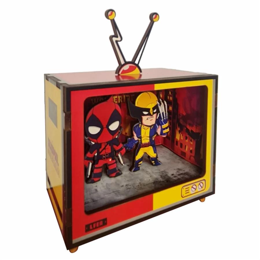 TV BOX RETRO DEADPOOL Y WOLVERINE