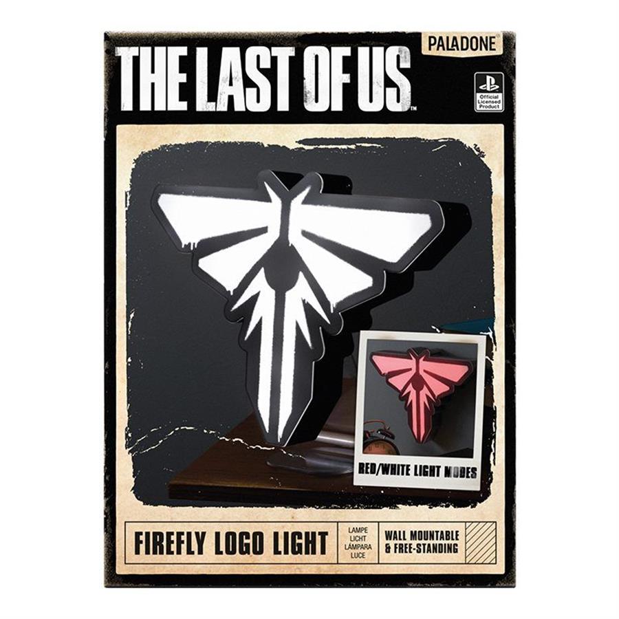 PALADONE THE LAST OF US LAMPARA FIREFLY LOGO LIGHT RED WHITE LIGHT MODES