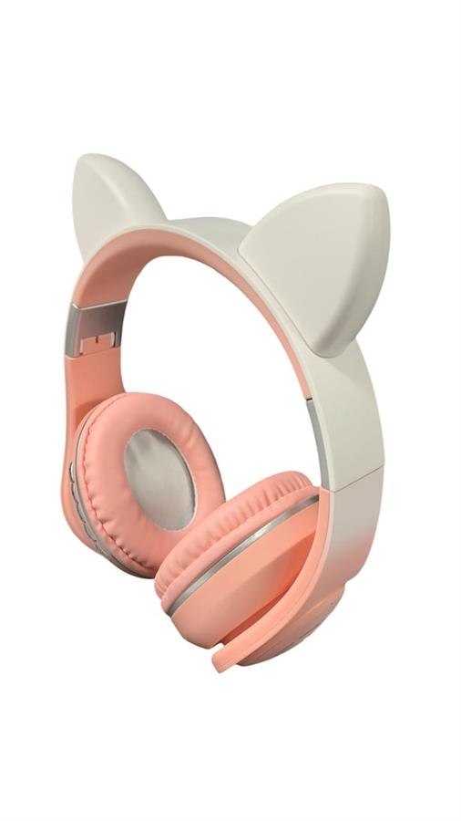 AURICULAR VINCHA GATITO CON OREJAS WIRELESS M11 LED LIGHT COLORES VARIOS