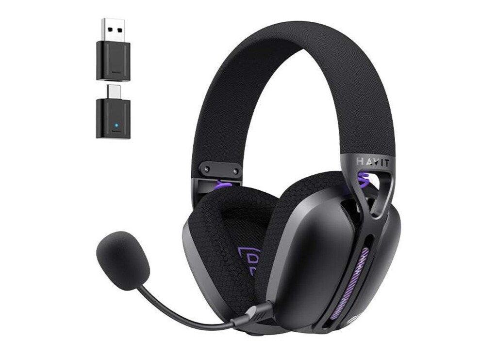 HAVIT AURICULAR GAMENOTE FUXI-H3 PLUS BT 3,5 MM NEGRO
