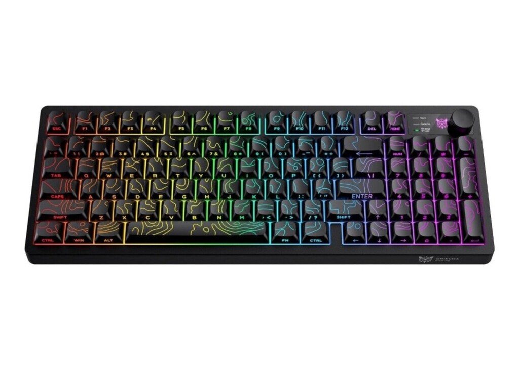 ONIKUMA TECLADO MT902 MEMBRANE RGB BT EN 95% BT/2.4/USB