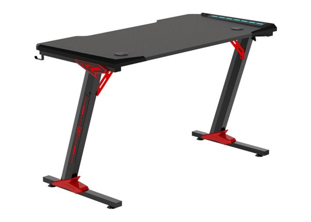 GTC MESA GAMER GTA-002 CON LUCES Y APOYA VASO