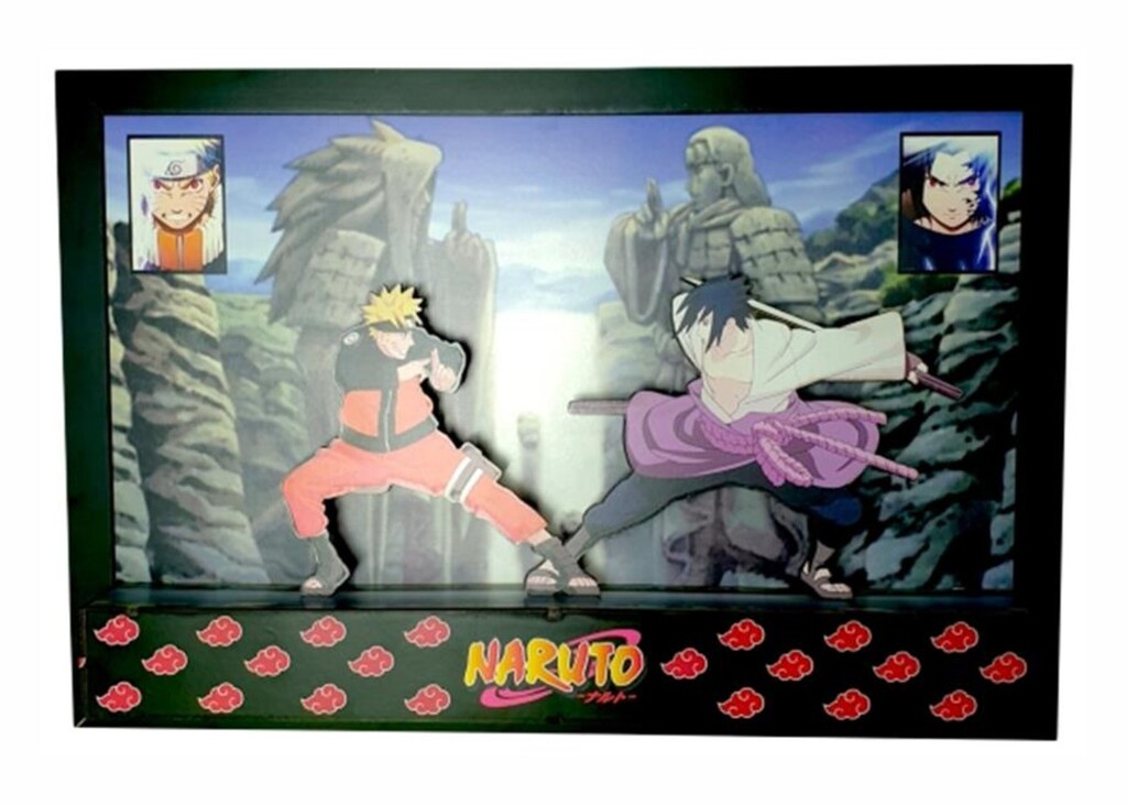 CUADRO GAMER 3D NARUTO