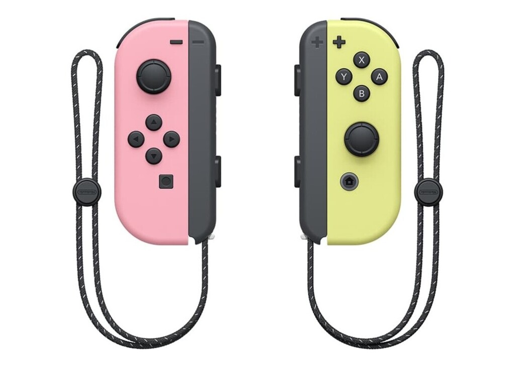 NINTENDO SWITCH JOY-CON PASTEL PINK / PASTEL YELLOW