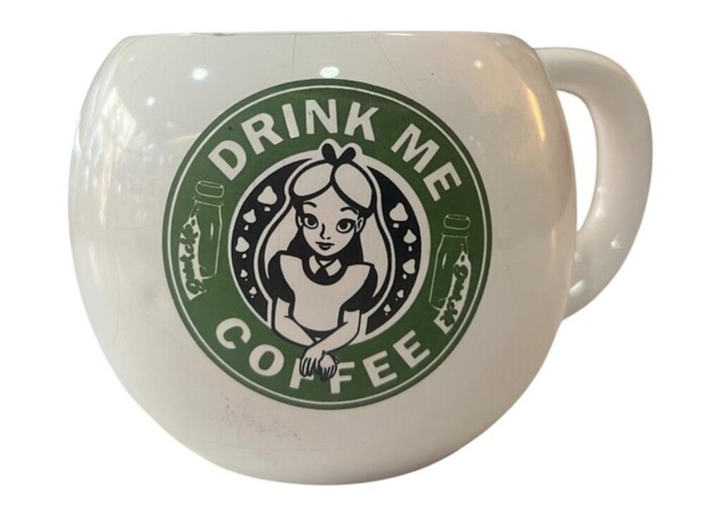 TAZA REDONDA DISNEY ALICIA DRINK ME COFFEE