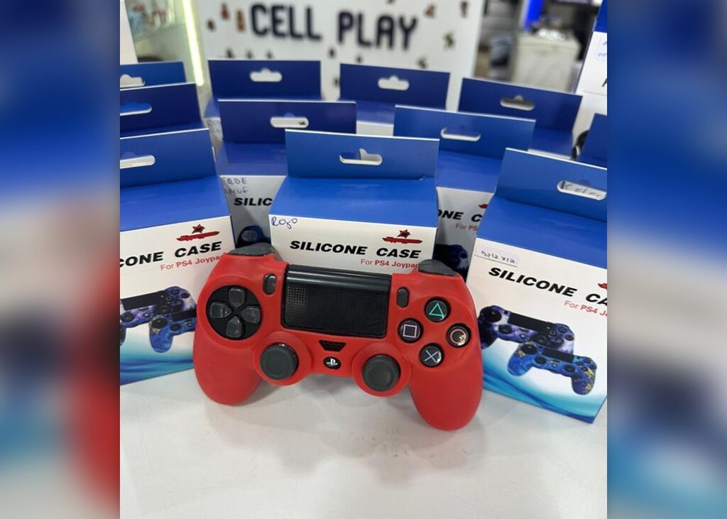 NIPPONGAME FUNDA JOYSTICK PS4 SILICONA ROJO