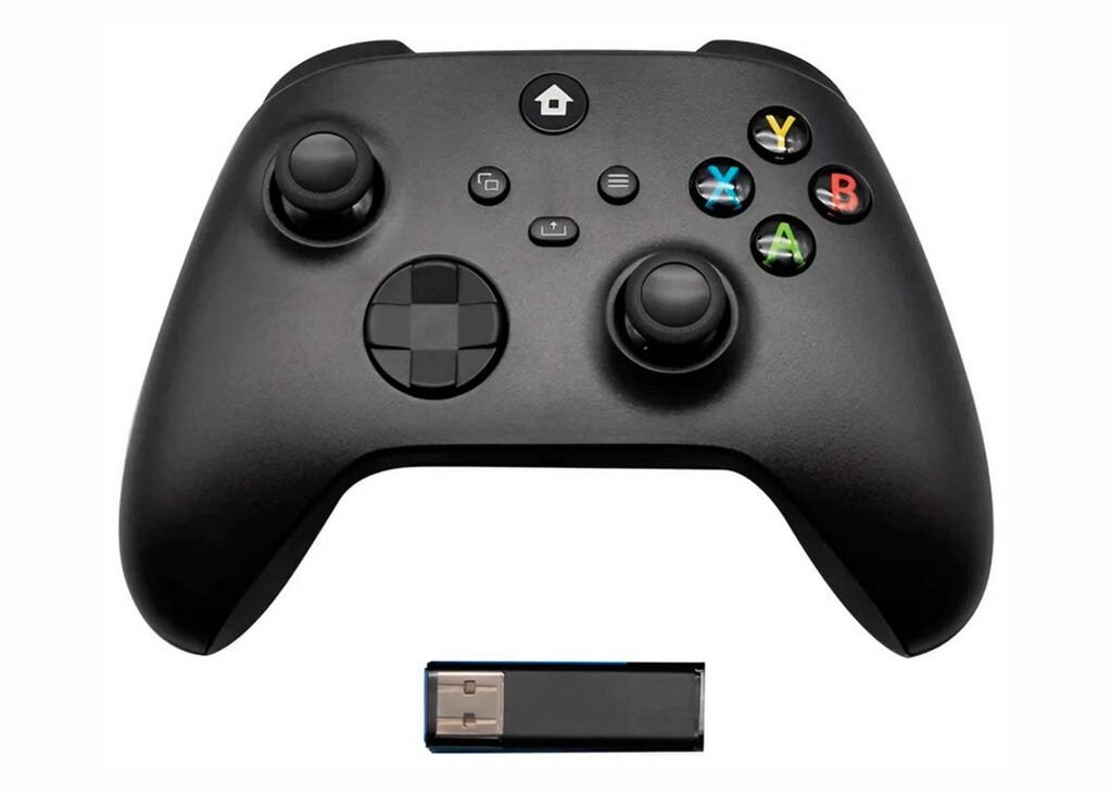 GENERICO REPLICA JOYSTICK PC WIRELESS CARBON BLACK