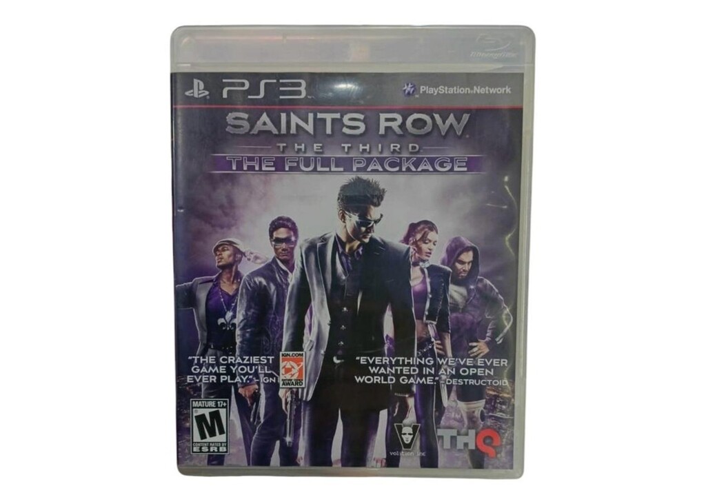 SAINTS ROW THE THIRD THE FULL PACKAGE JUEGO PS3 ABIERTO