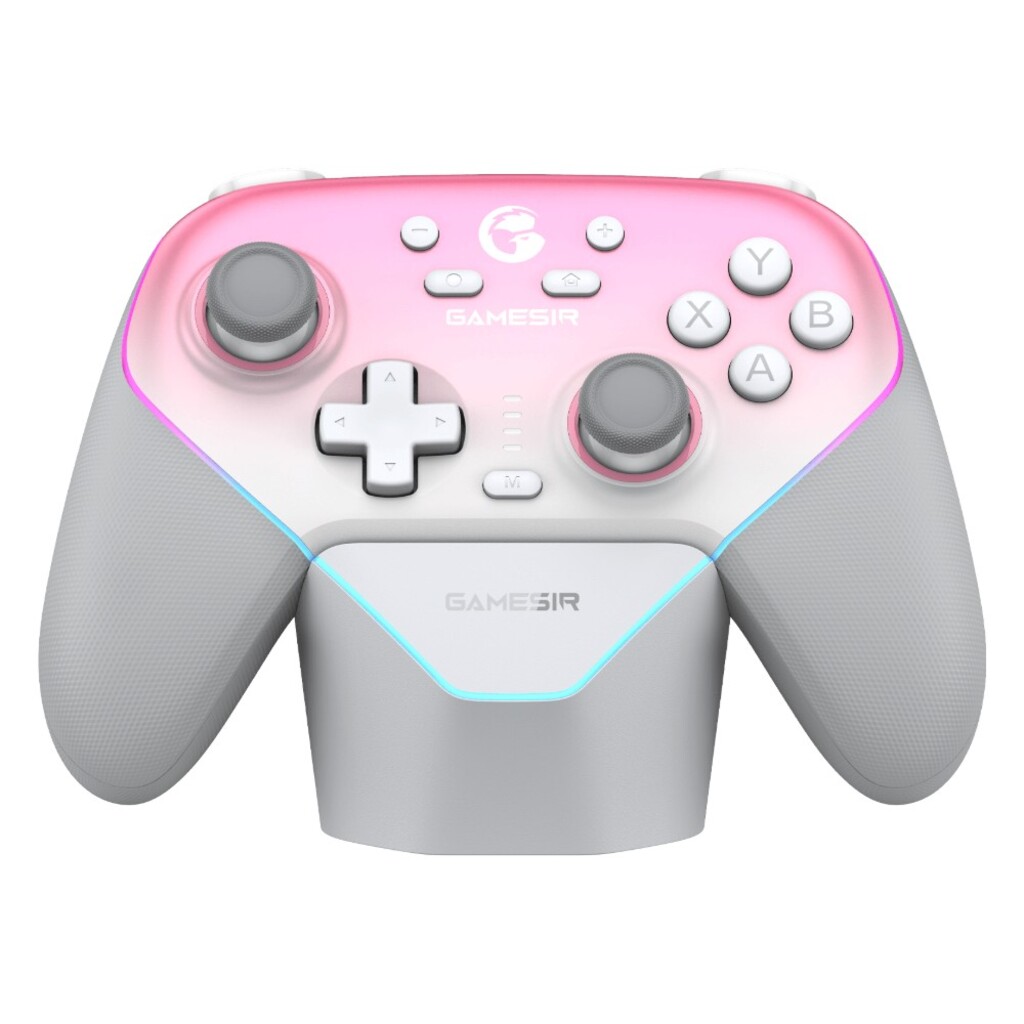 GAMESIR SUPER NOVA T4N PRO CON BASE PC/SWITCH/ANDROID/IOS PINK