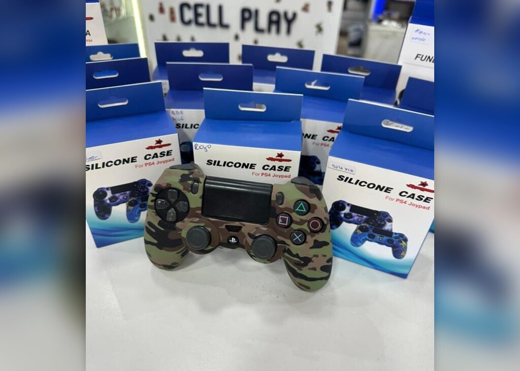 NIPPONGAME FUNDA JOYSTICK PS4 SILICONA MILITAR