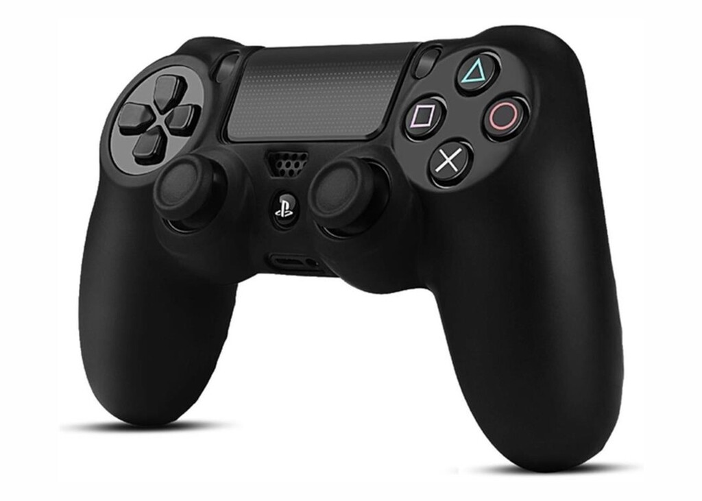 GENERICA FUNDA JOYSTICK PS4 SILICONA NEGRA