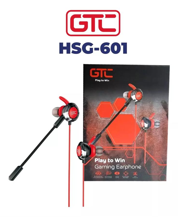 GTC AURICULAR GAMING INTERNO PLAY TO WIN HSG-601
