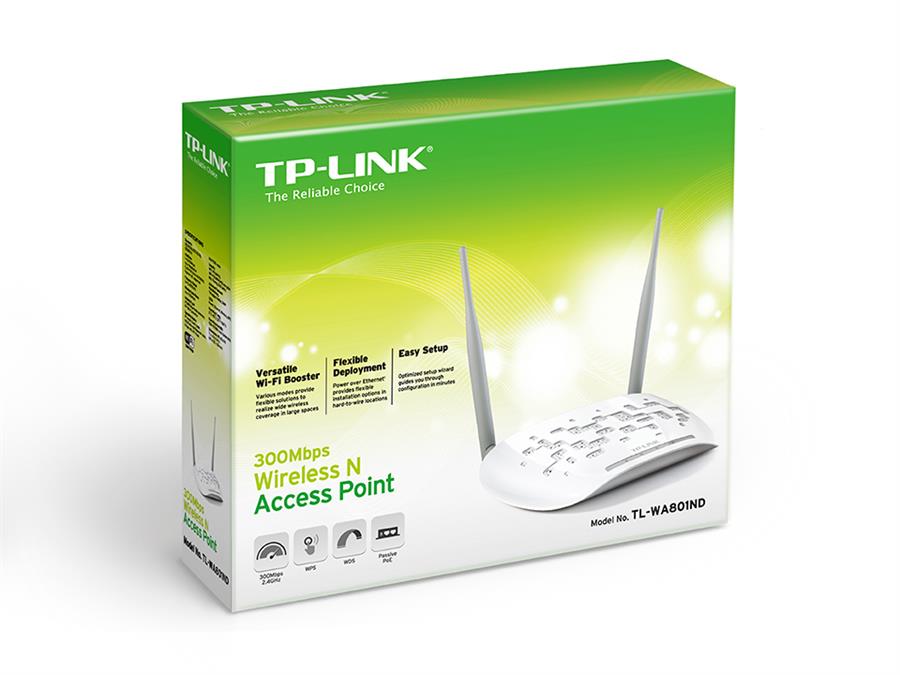 TP-LINK PUNTO DE ACCESO INALAMBRICO N 300 MBPS TL-WA801ND