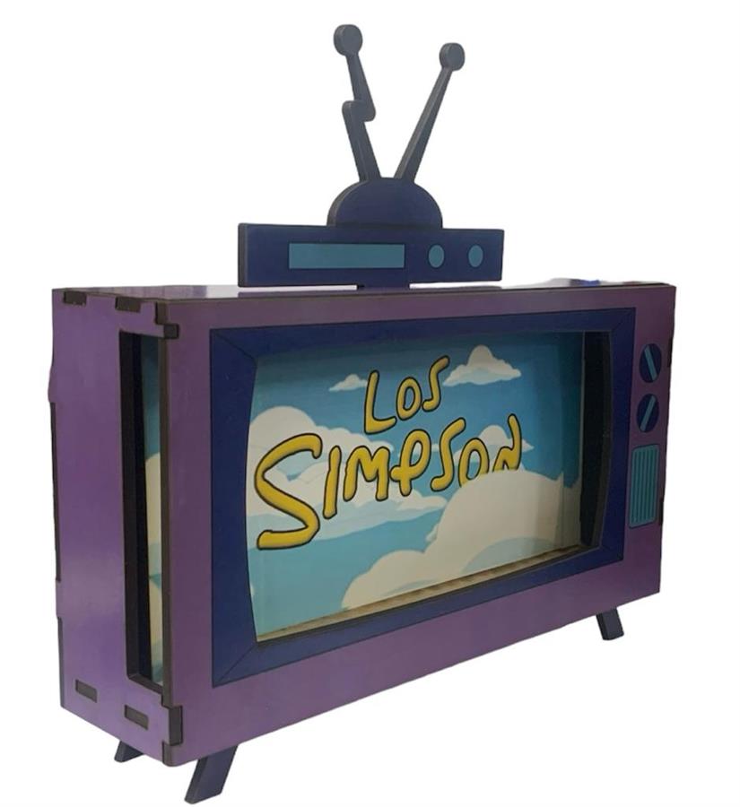 TV BOX RETRO PORTA CELULAR LOS SIMPSONS