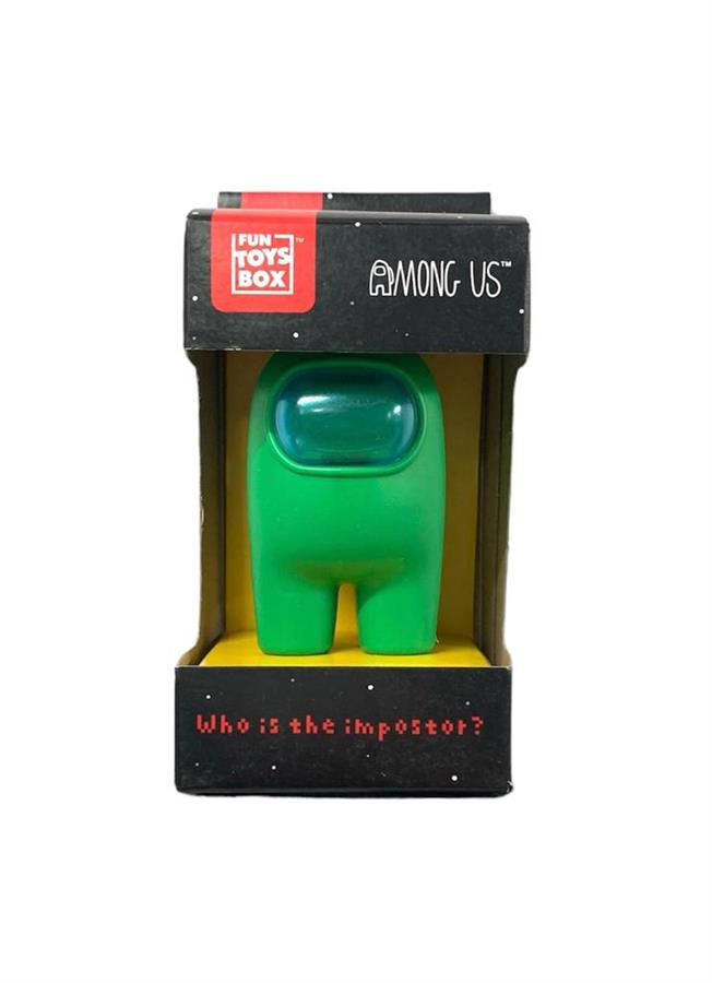 LLAVERO AMONG US FUN TOYS BOX WHO IS THE IMPOSTOR? VERDE