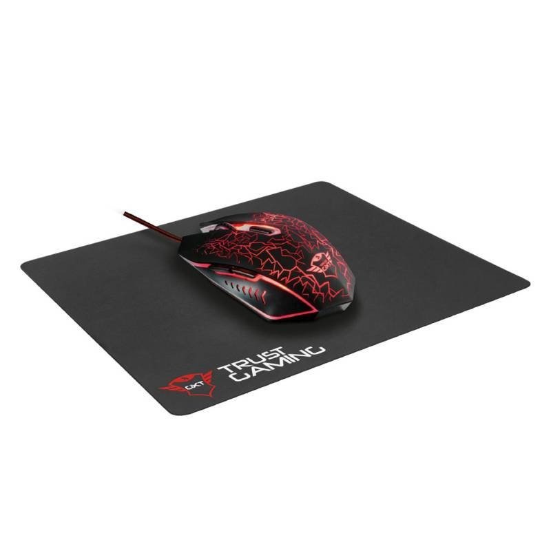 TRUST GAMING COMBO GXT 783 IZZA MOUSE + MOUSE PAD / USB
