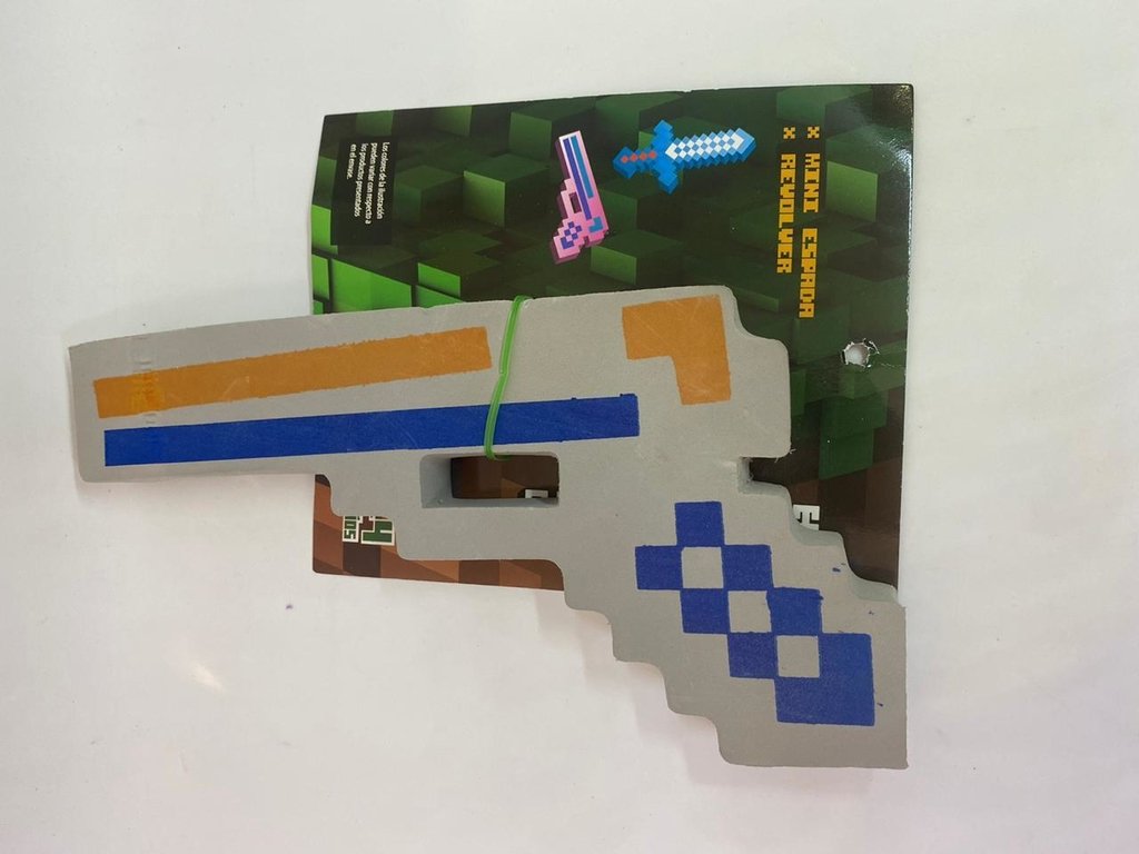 MINECRAFT ACCESORIOS PISTOLA