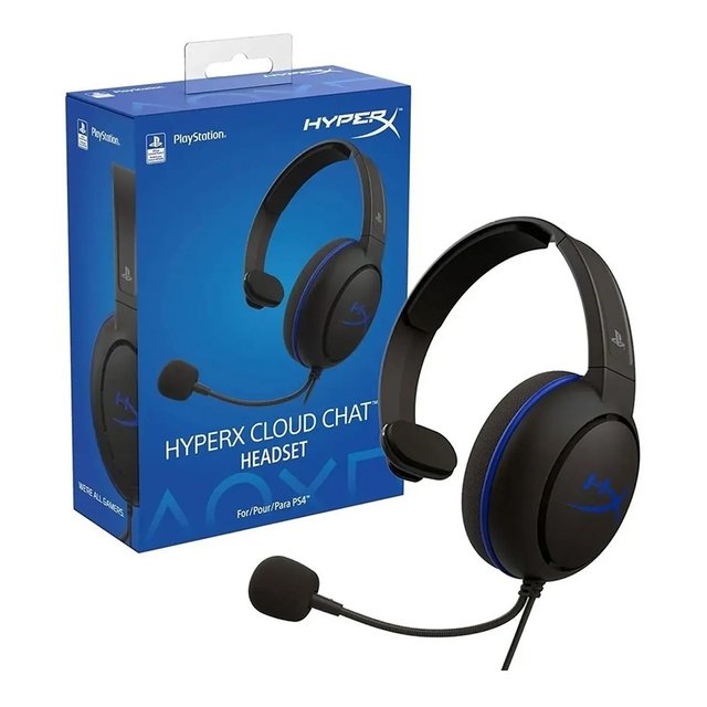 HyperX Cloud - Auriculares para juegos con licencia oficial de PlayStation  para PS4 y PS5 con control