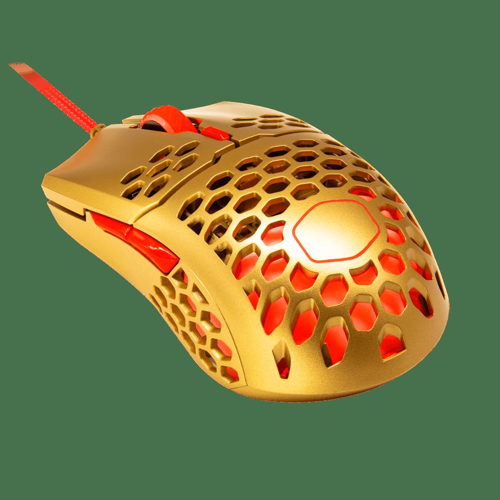 COOLER MASTER MOUSE GAMER MM711 GOLD GOLDEN RED