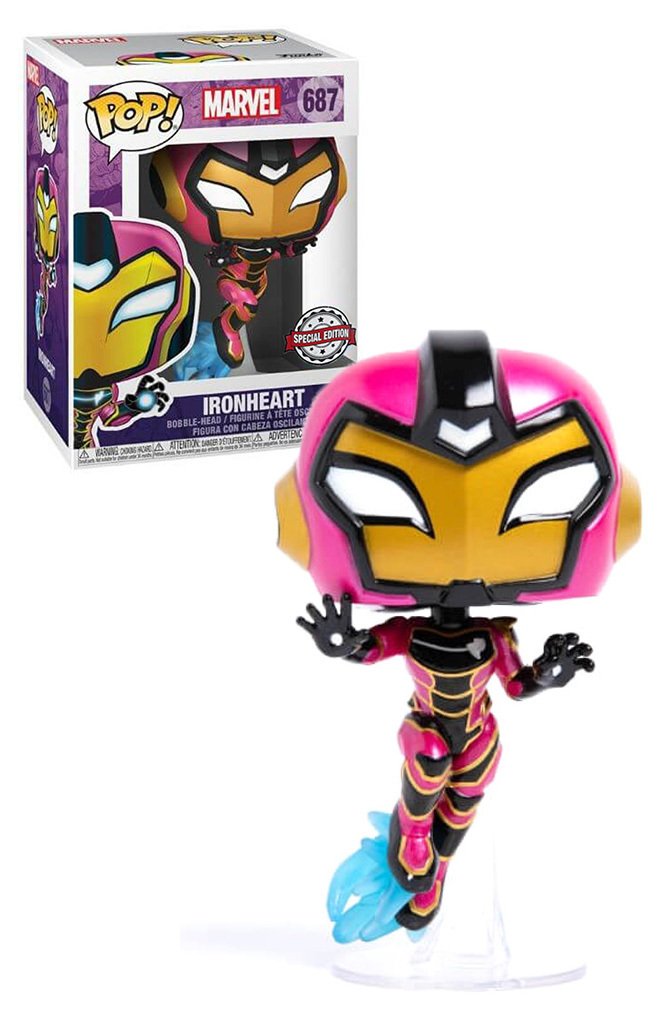 FUNKO POP MARVEL IRONHEART GLOW CHASE 687