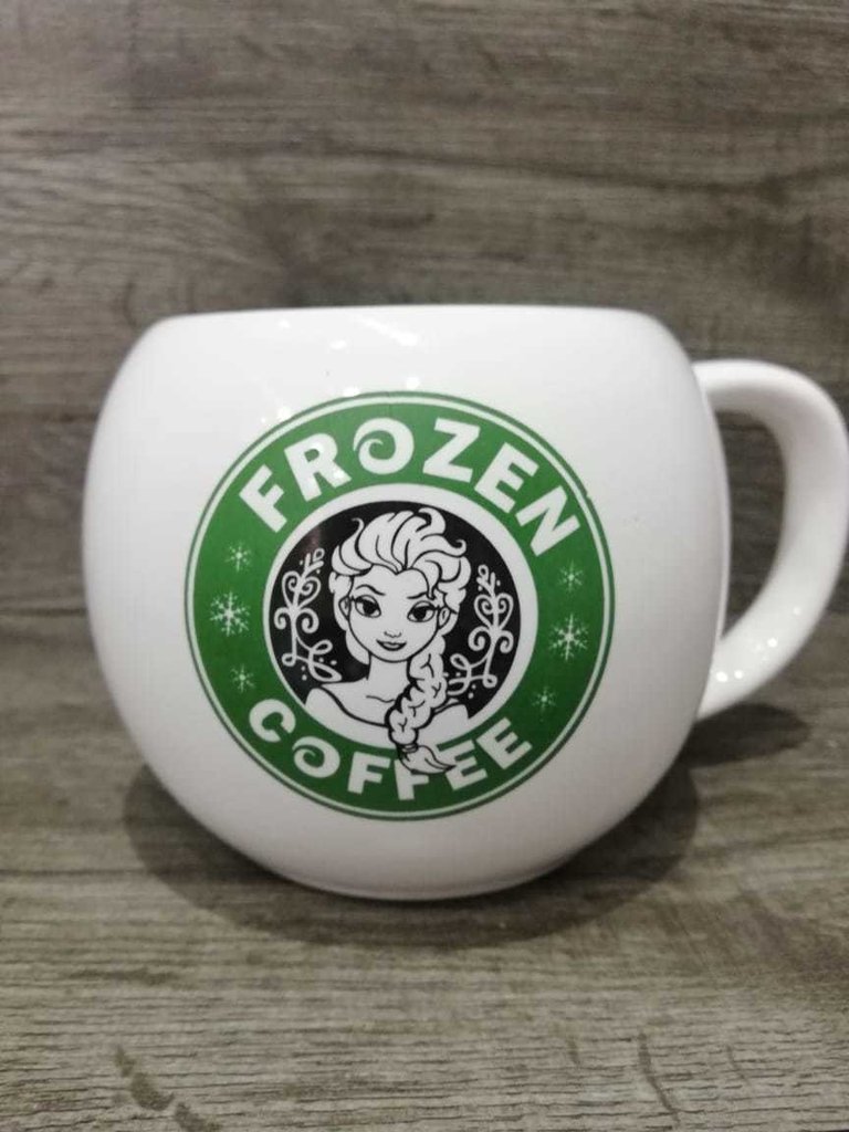 TAZA REDONDA DISNEY FROZEN COFFEE