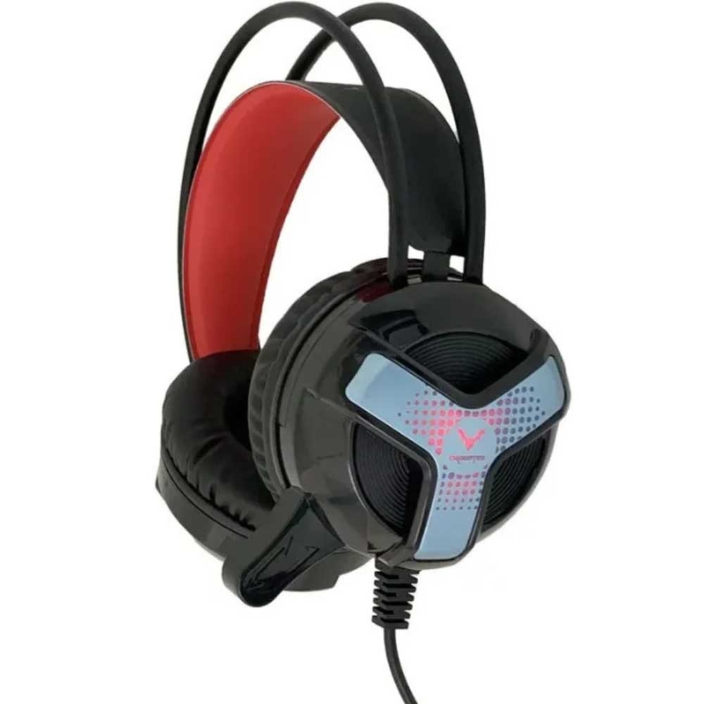 WESDAR CHIROPTER GAME HEADSET GH31 CERBERUS USB + ADAPTADOR PS2 BLACK/ RED